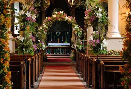 church flower festival