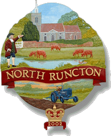 north runcton village sign